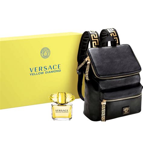 versace fragrance with backpack|versace perfume women backpack.